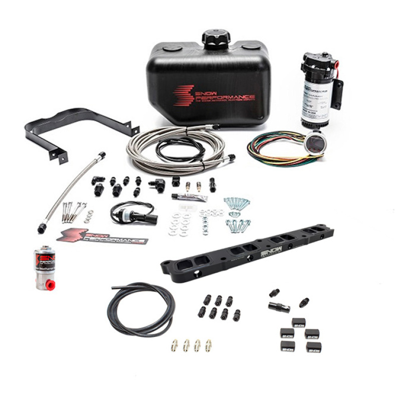 Ford Mustang Water Methanol Injection Kit - Snow Performance - Stage 2.5 Boost Cooler with VC-50 controller, SS Line 4AN Fittings w/o Tank - `15-`27